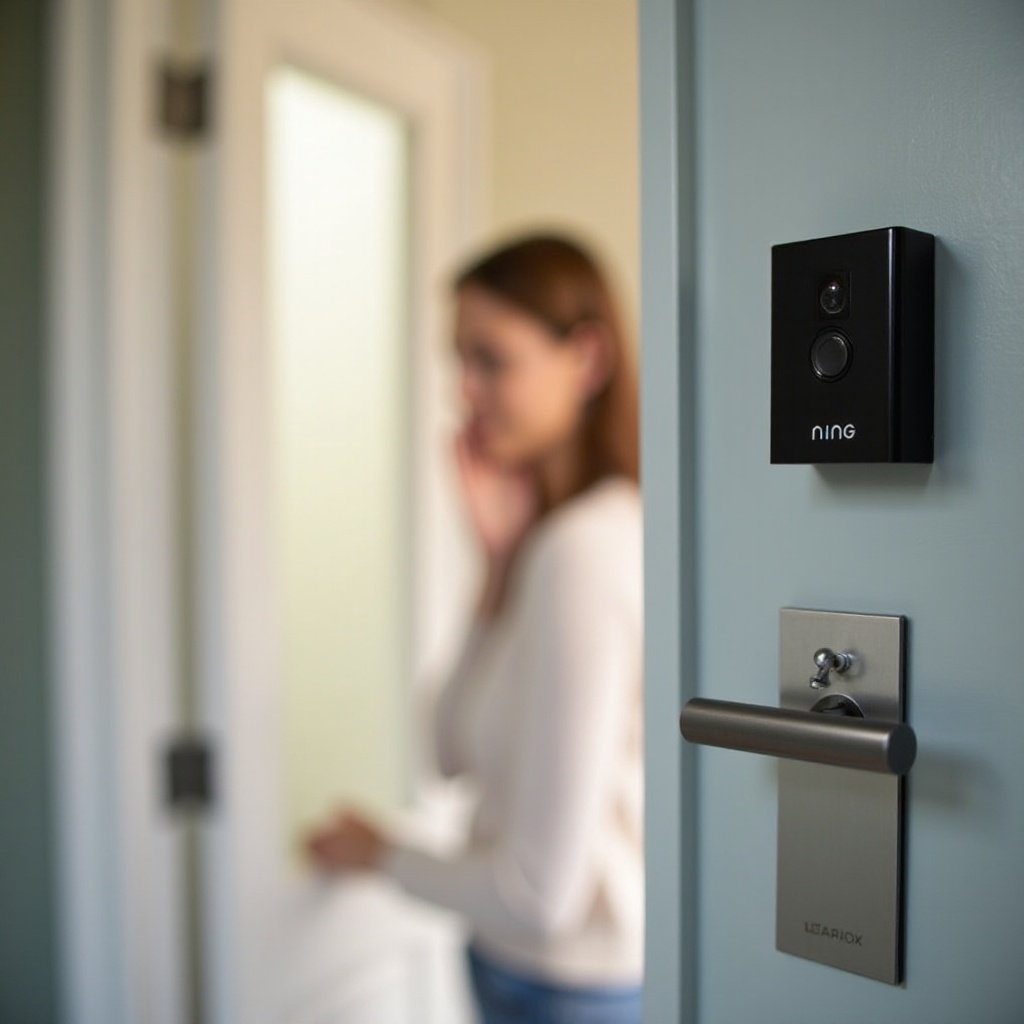 campainha Ring com fio não toca dentro de casa