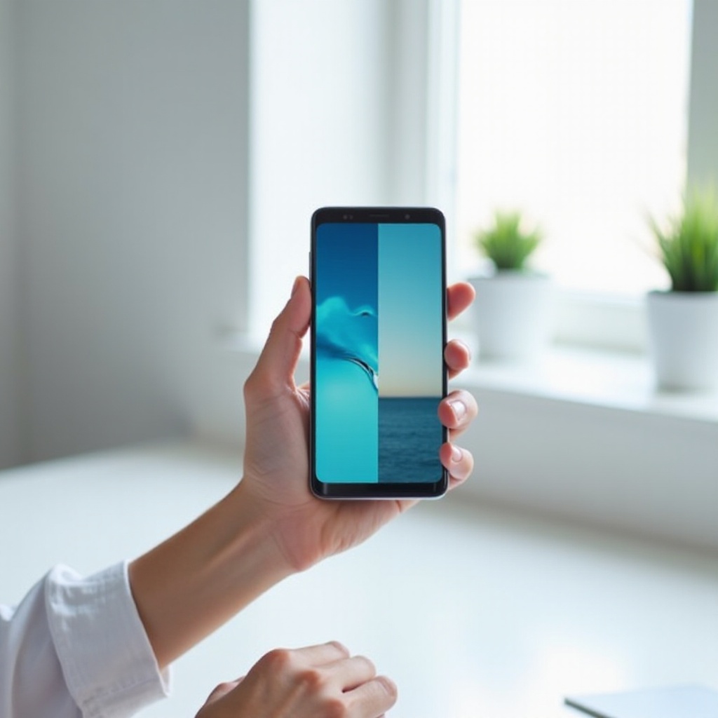 jak zrobić podział ekranu na telefonie Samsung