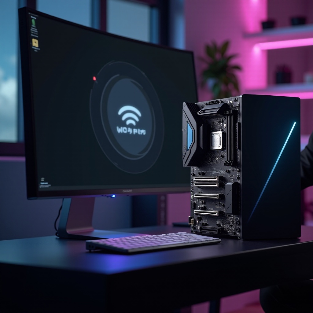 วิธีตั้งค่า wifi บนเมนบอร์ด gigabyte