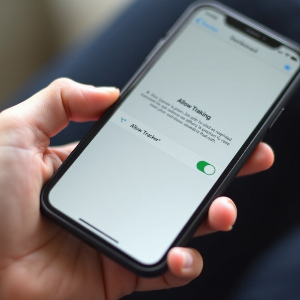 нельзя включить разрешение на отслеживание ios