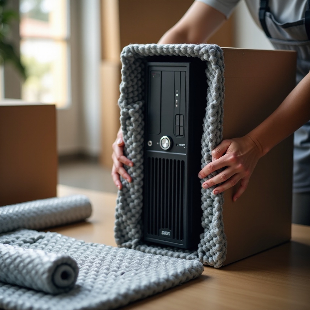 как вы перевозите свой настольный компьютер