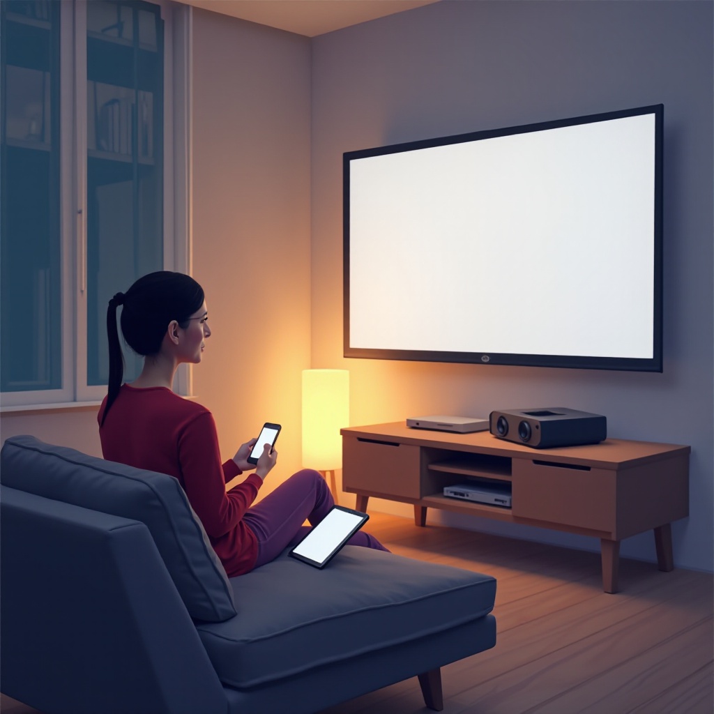 โปรเจคเตอร์สำหรับโทรศัพท์ไปยังผนัง