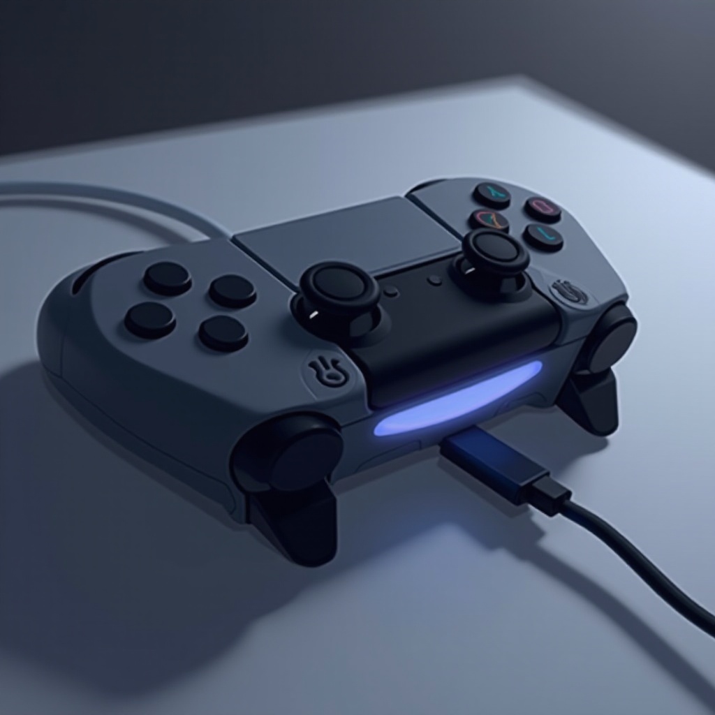 как зарядить контроллер PS4