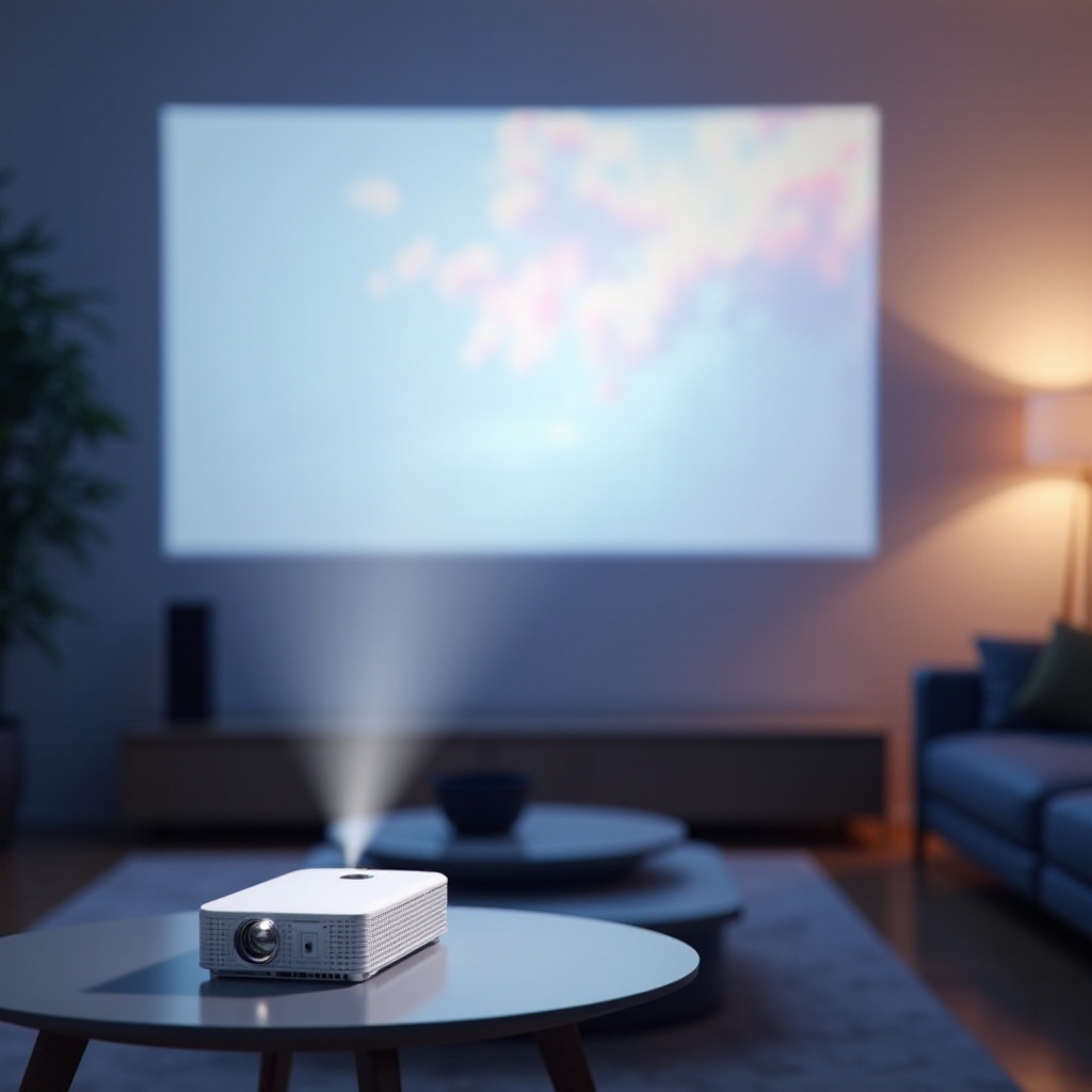 projektor do telefonu na ścianę