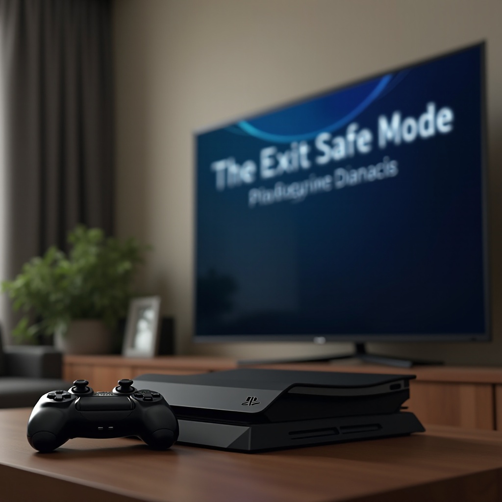 como tirar o PS5 do modo de segurança
