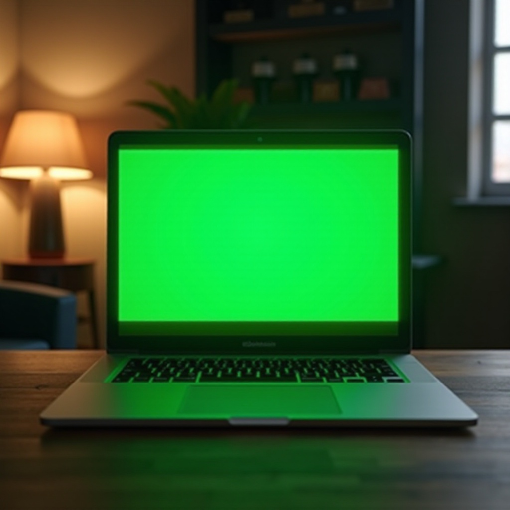 falha de tela verde no MacBook