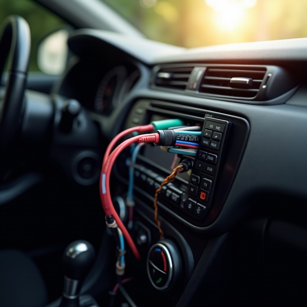 สีของสายวิทยุในรถยนต์