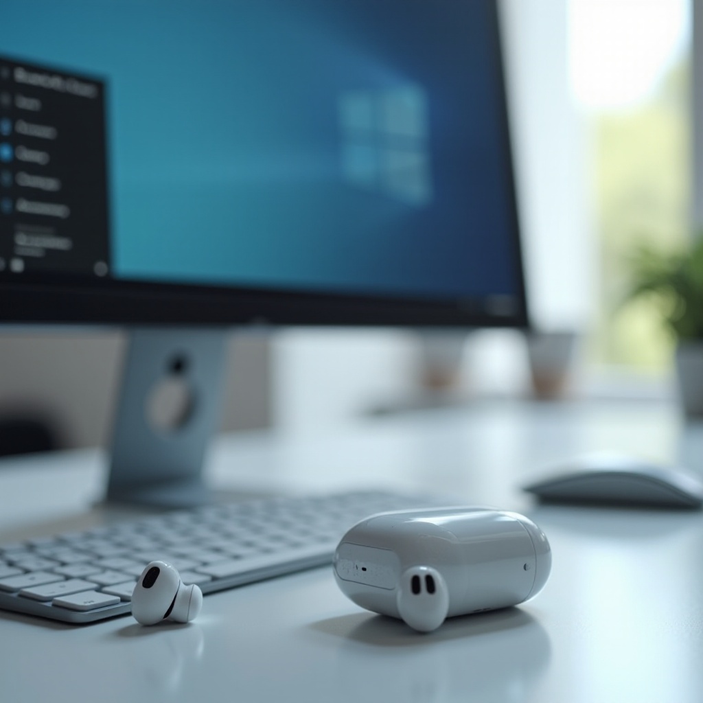 как подключить AirPods к настольному компьютеру Dell
