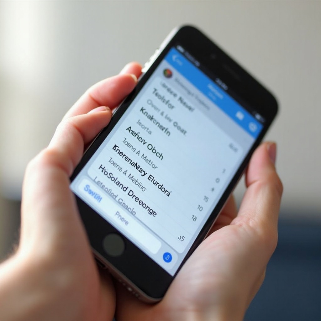 как очистить кэш в iMessages