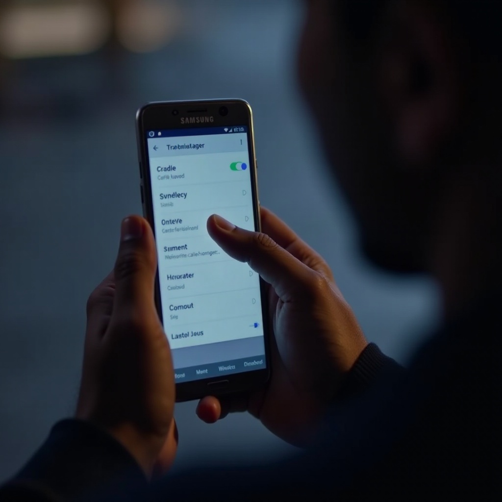 как отключить режим экстренных вызовов на Samsung