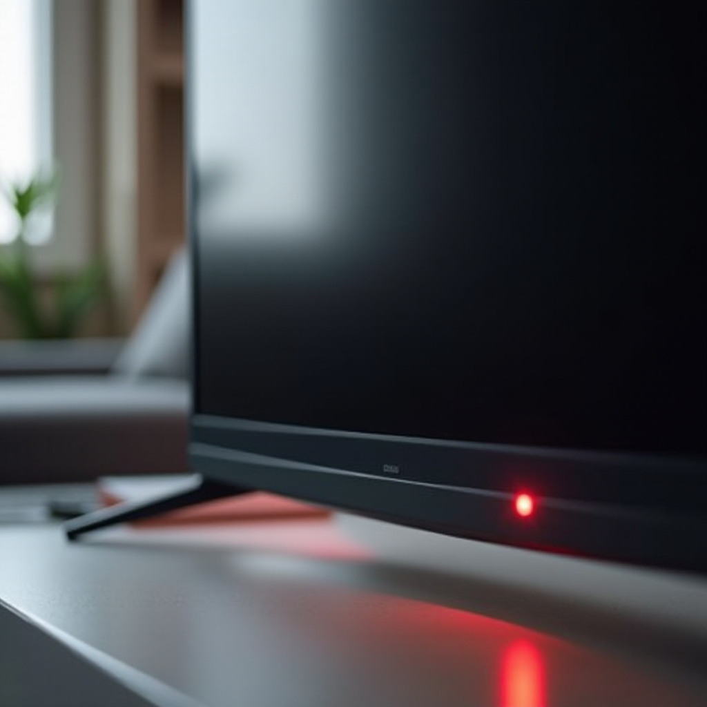 мигающий красный индикатор на телевизоре Samsung Smart TV