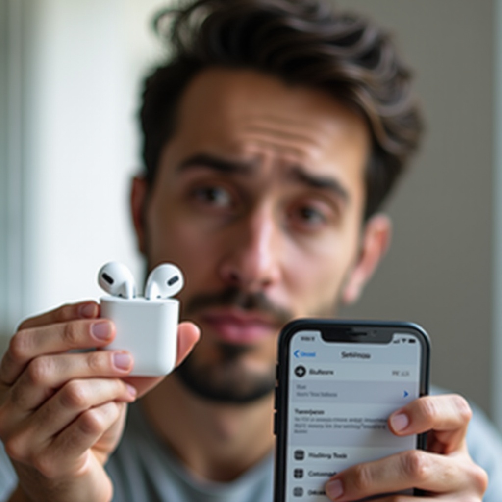 airpods застряли в режиме прозрачности