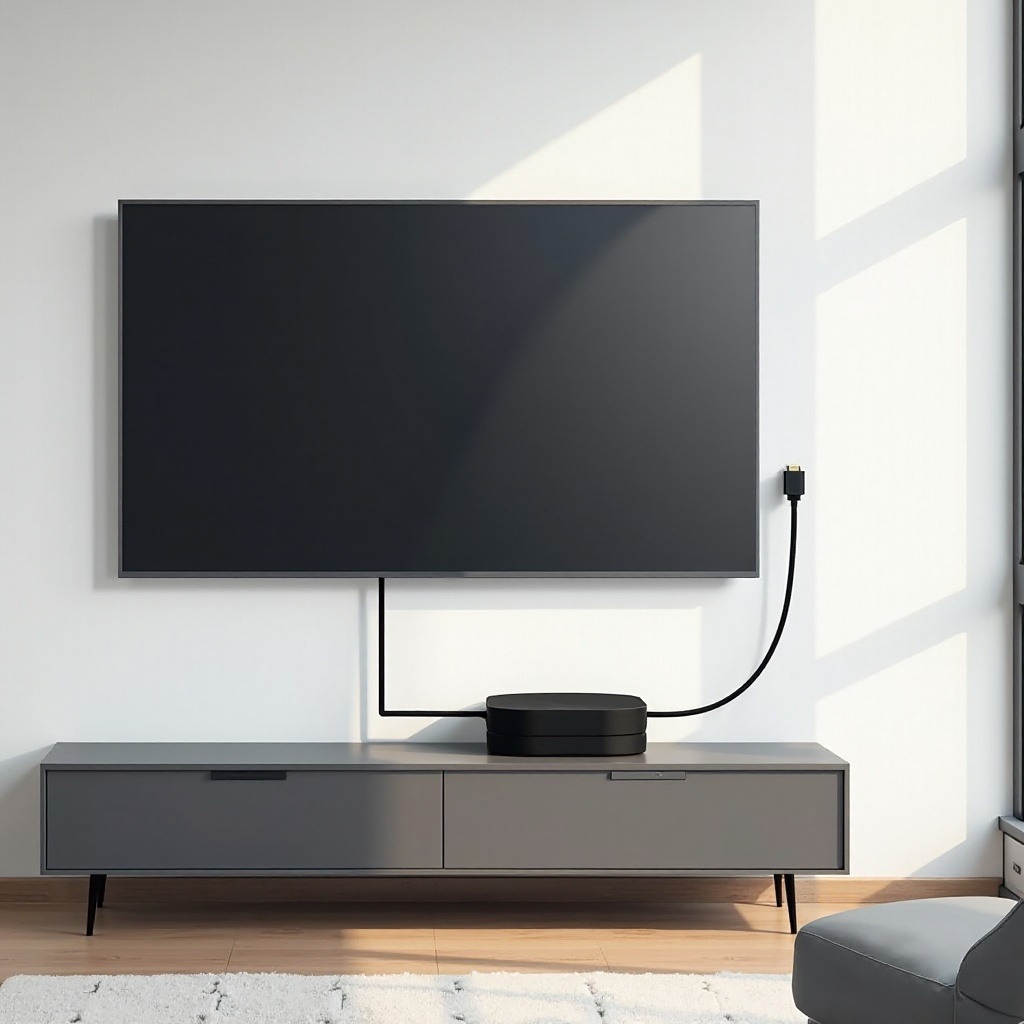 PS5 ligando com a TV